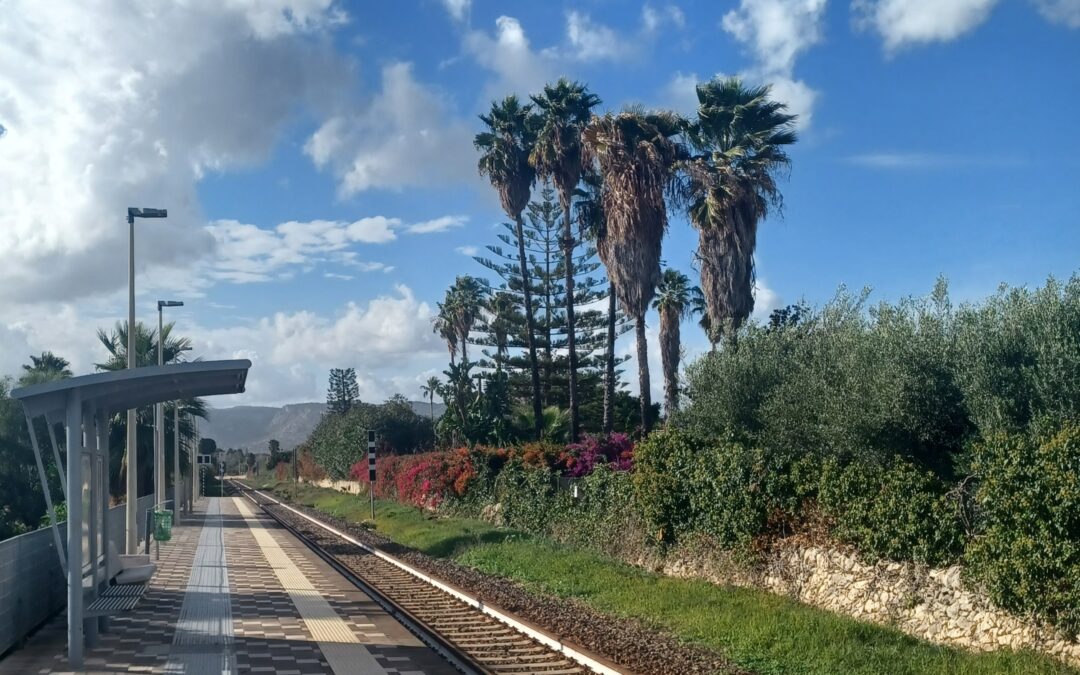 Travelling by train in Sicily