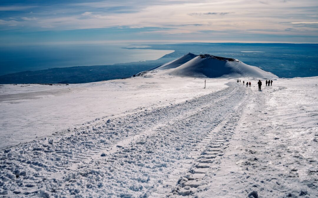 Mount Etna in Winter, Sicily